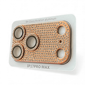 Lámina Con Brillitos Para Cámara iPhone 17 Pro Max