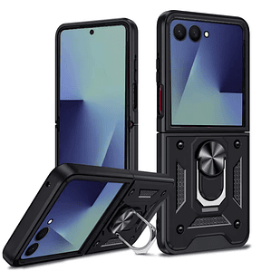 Carcasa Armor Con Anillo Para Samsung Z Flip 7 5G