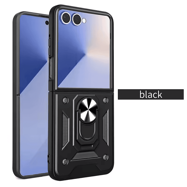 Carcasa Armor Con Anillo Para Samsung Z Flip 7 5G 2