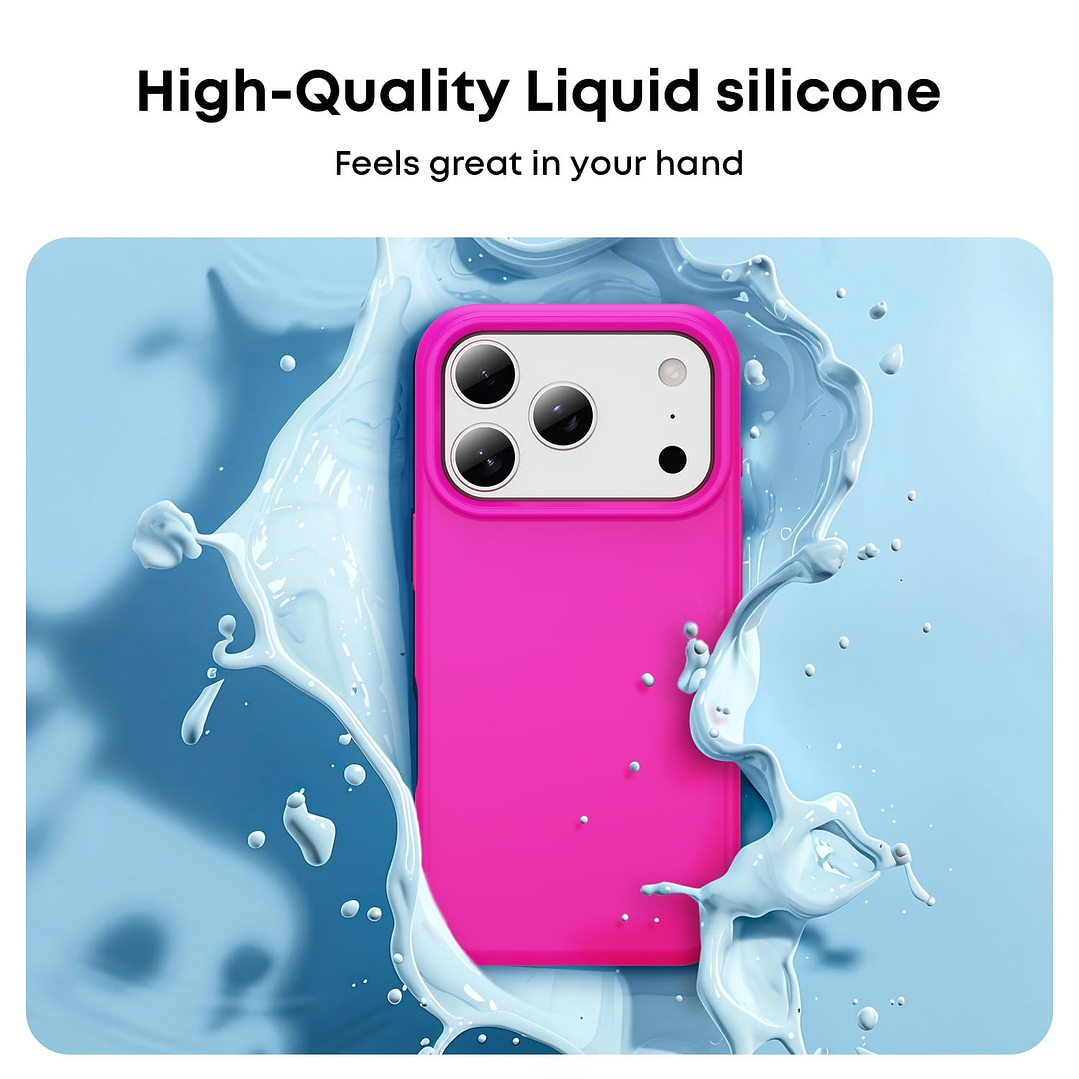 Carcasa De Silicona Soft Para iPhone 17 Pro Max 9