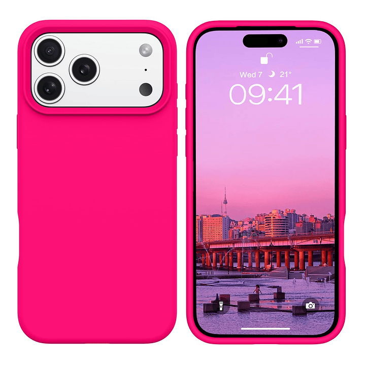 Carcasa de Silicona Soft Para iPhone 17 Pro 5