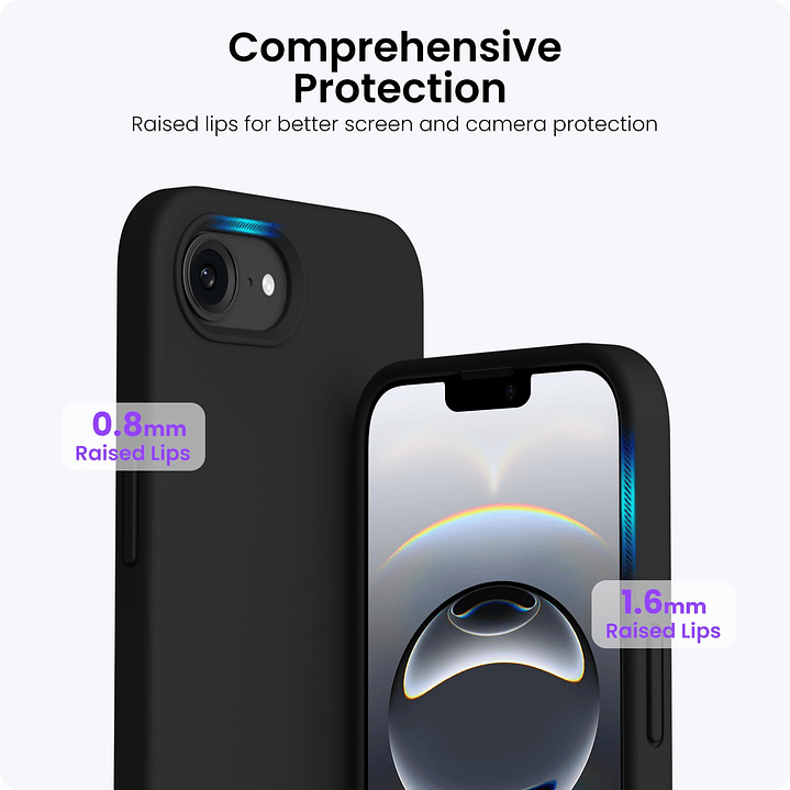 Carcasa De Silicona Soft Para iPhone 16e 2