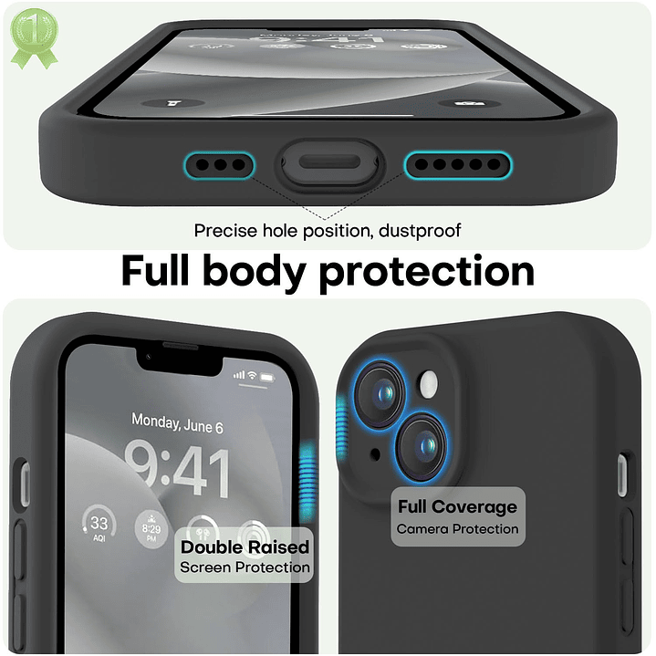 Carcasa De Silicona Para iPhone 13 Normal 2