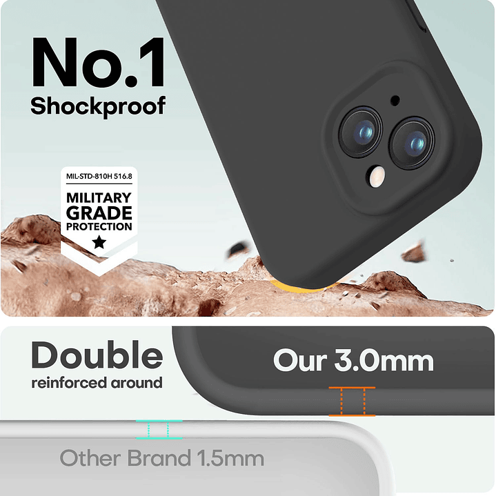 Carcasa De Silicona Para iPhone 13 Normal 3