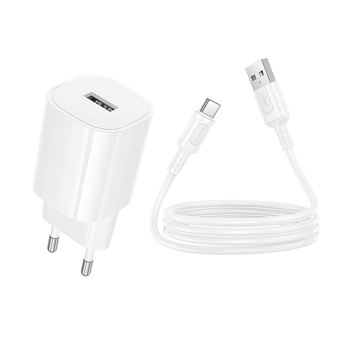 Cargador de Pared USB a USB-C Borofone BA101A - 10.5W  2