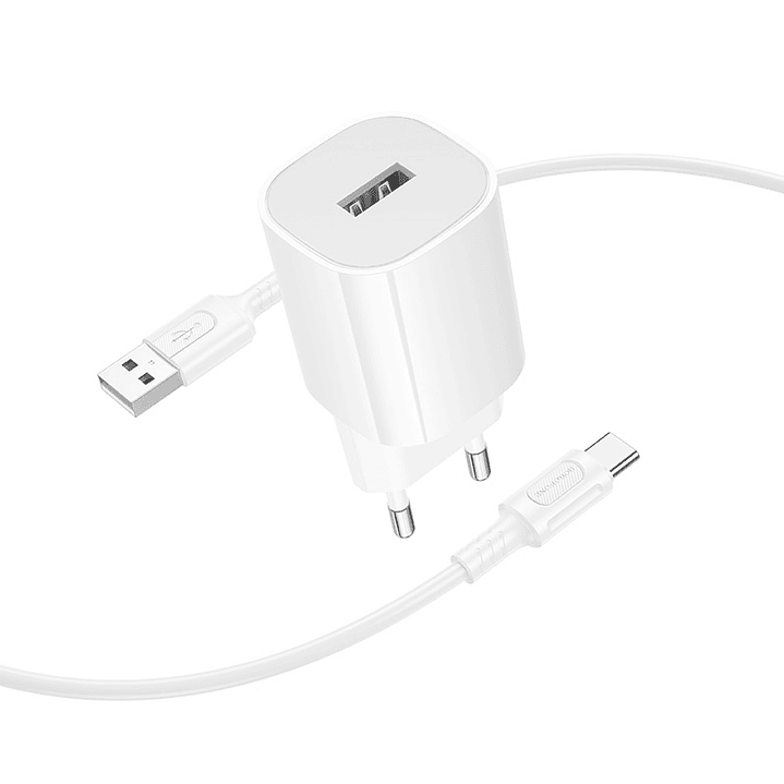 Cargador de Pared USB a USB-C Borofone BA101A - 10.5W  3