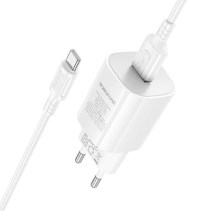 Cargador de Pared USB a USB-C Borofone BA101A - 10.5W  5
