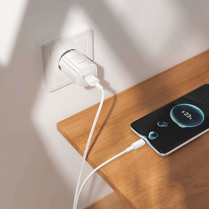 Cargador de Pared USB a USB-C Borofone BA101A - 10.5W  6