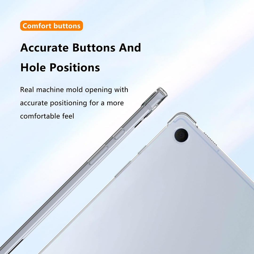 Carcasa Transparente Para Samsung Tab A11 Plus de 11 6