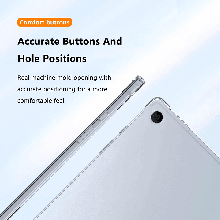 Carcasa Transparente Para Samsung Tab A11 Plus de 11 6