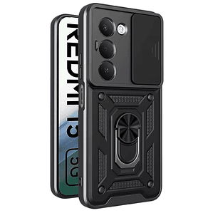  Carcasa Armor Con Anillo Para Xiaomi Redmi 15 4G