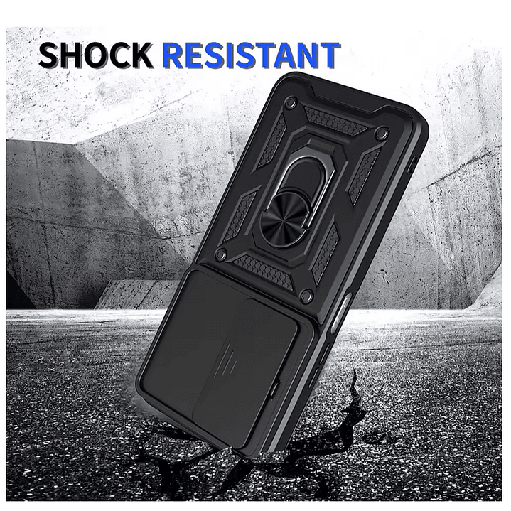  Carcasa Armor Con Anillo Para Xiaomi Redmi 15 4G 4