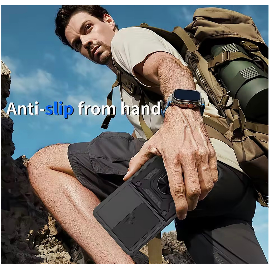  Carcasa Armor Con Anillo Para Xiaomi Redmi 15 4G 5