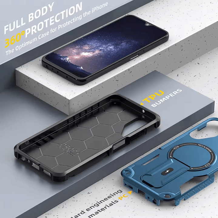 Carcasa Con Magsafe/soporte Para Samsung A56-A36 5G 12