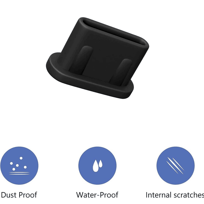 Tapón para entrada de carga USB-C 2