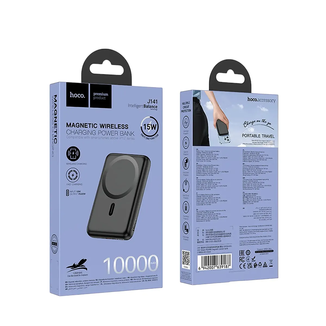 Bateria Portatil Magsafe Hoco J141 - 10.000 mAh 4