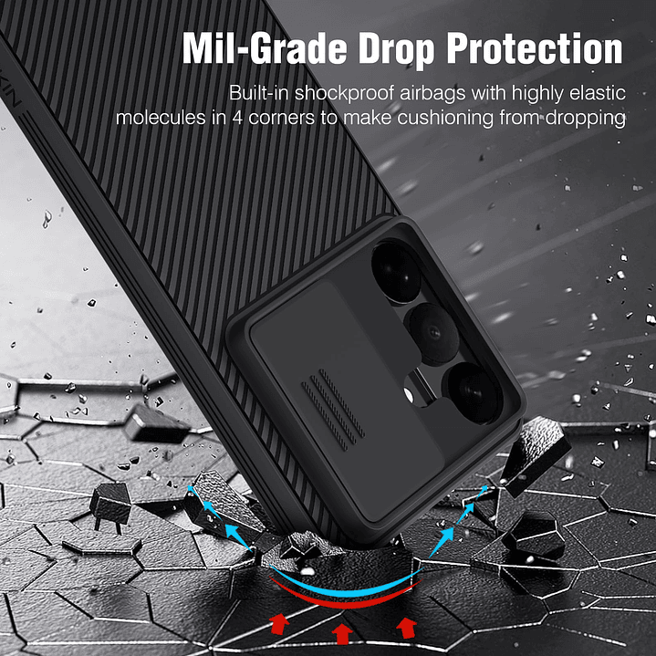 Carcasa Nillkin Camshield Pro Para Samsung S26 Plus 8