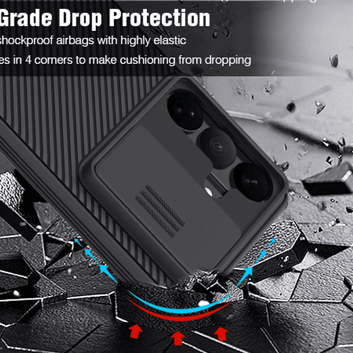 Carcasa Nillkin Camshield Pro Para Samsung S26 Plus 9