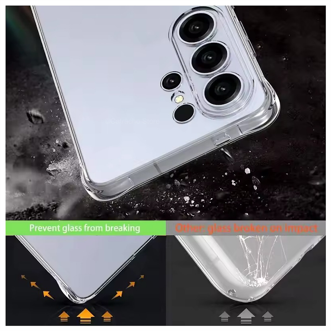 Carcasa Transparente Reforzada Para Samsung S26 Ultra 3