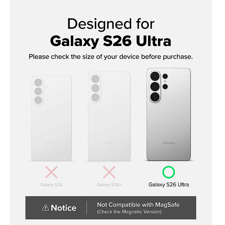 Carcasa Ringke Fusion-x Para Samsung S26 Ultra 7