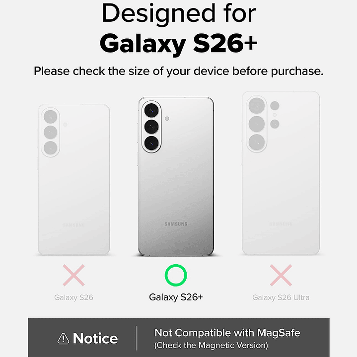 Carcasa Ringke Fusion-x Para Samsung S26 Plus 6