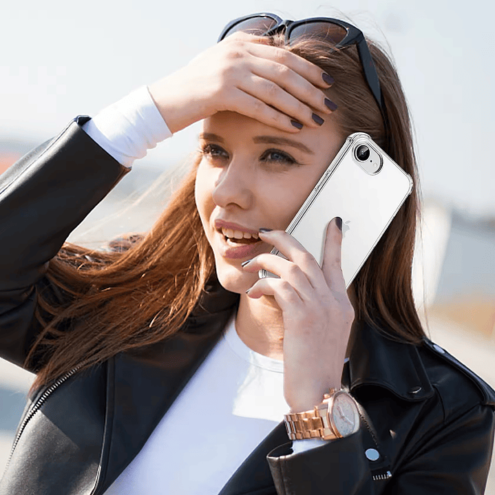 Carcasa Transparente Reforzada Para iPhone 17e 3