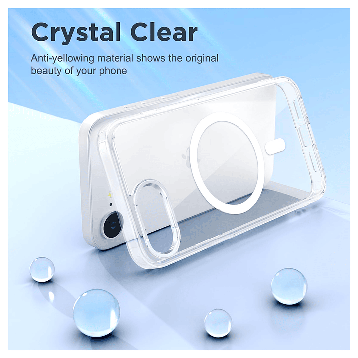 Carcasa Transparente Con Magsafe Para iPhone 17e 3