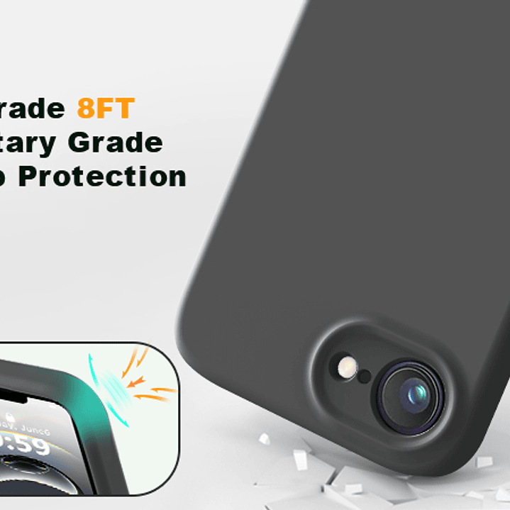Carcasa De Silicona Para iPhone 17e  3