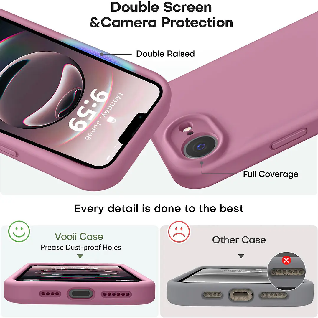 Carcasa De Silicona Para iPhone 17e  11