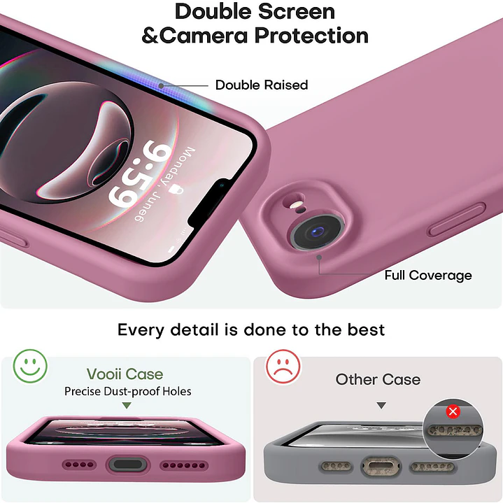 Carcasa De Silicona Para iPhone 17e  11