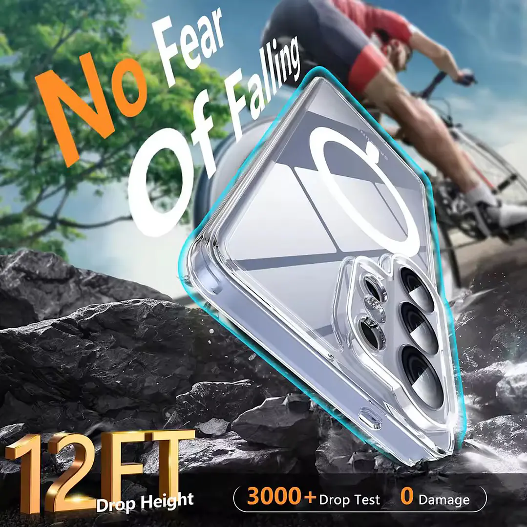 Carcasa Transparente Con Magsafe Para Samsung S26 Ultra 5