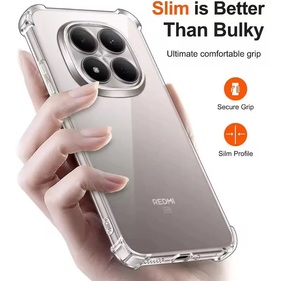 Carcasa Transparente Para Xiaomi Note 15 Pro 5G 6