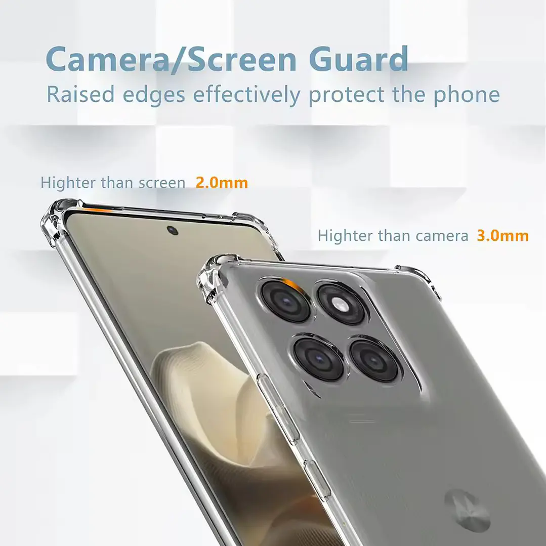 Carcasa Transparente Para Motorola Edge 70 5G 6