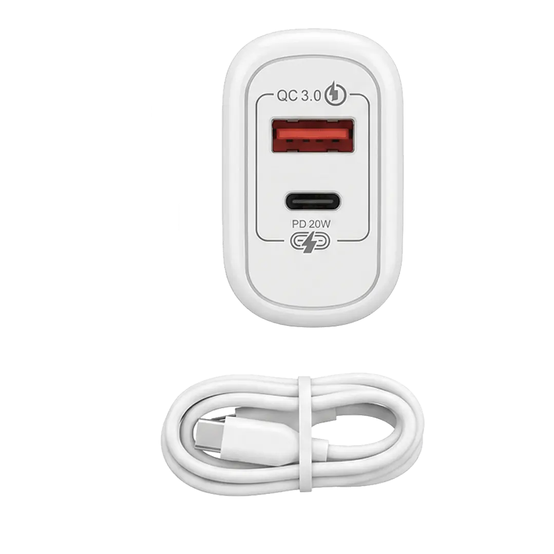 Cargador de Pared Motomo - 20w Doble Puerto 1