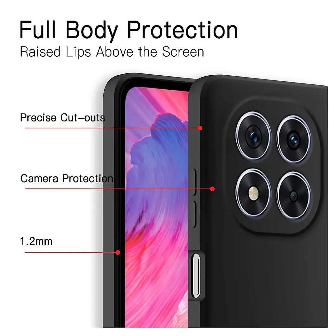 Carcasa de Silicona Para Xiaomi Note 15 Pro 5G 3