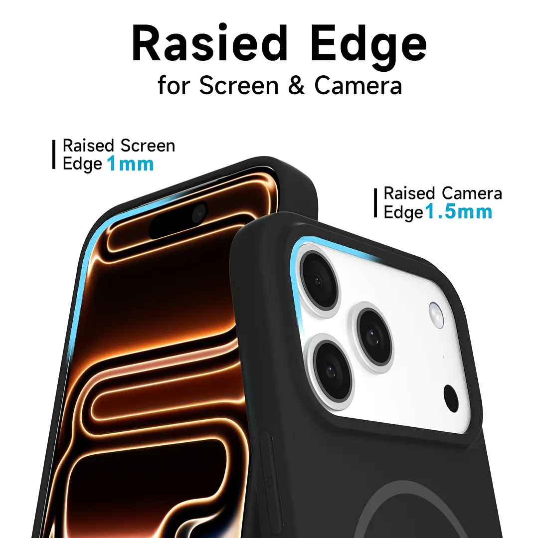 Carcasa de Silicona Sotf Magsafe Para iPhone 17 Pro Max 3