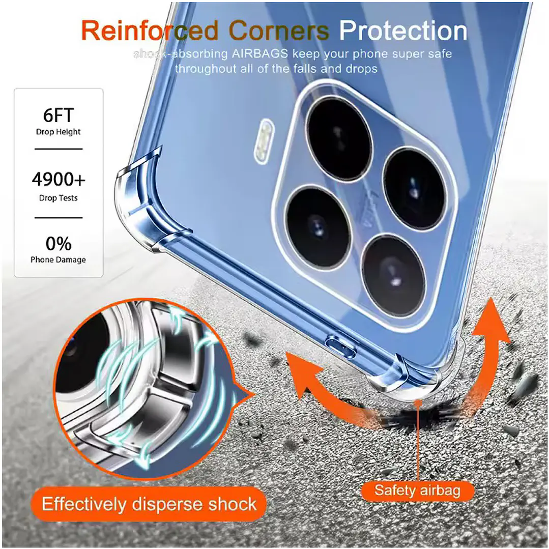 Carcasa Transparente Reforzada  Para Xiaomi 17T 5