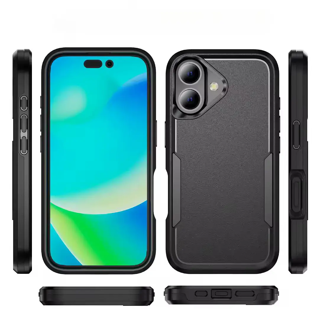 Carcasa Reforzada Doble Capa Para iPhone 17  2