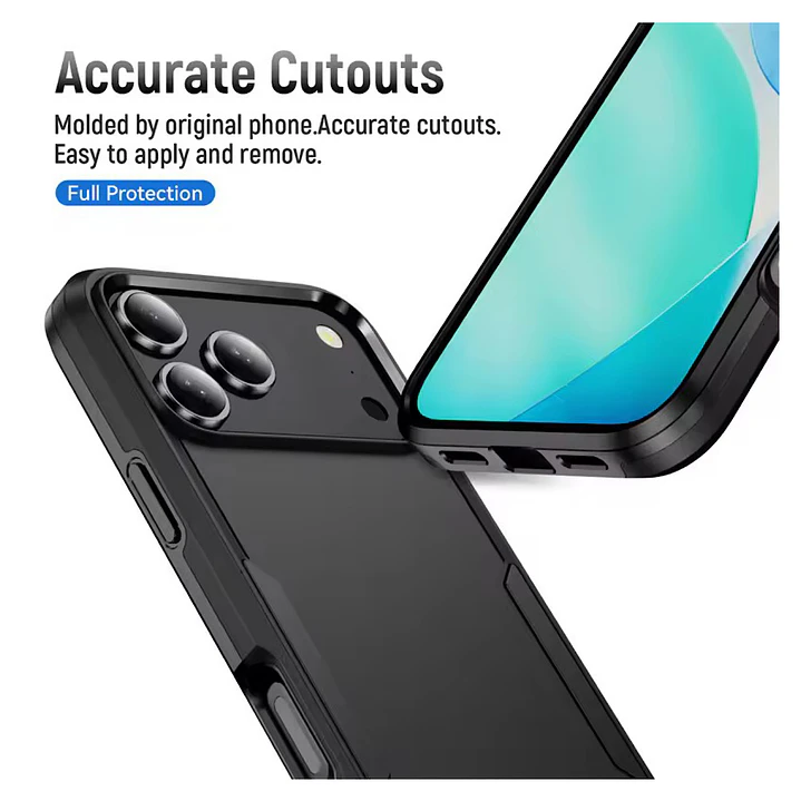 Carcasa Reforzada Doble Capa Para iPhone 17 Pro 4