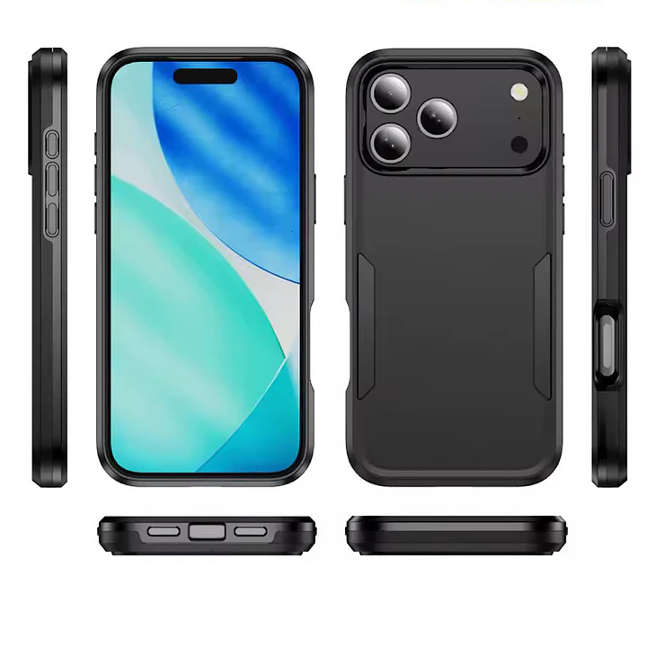 Carcasa Reforzada Doble Capa Para iPhone 17 Pro 5
