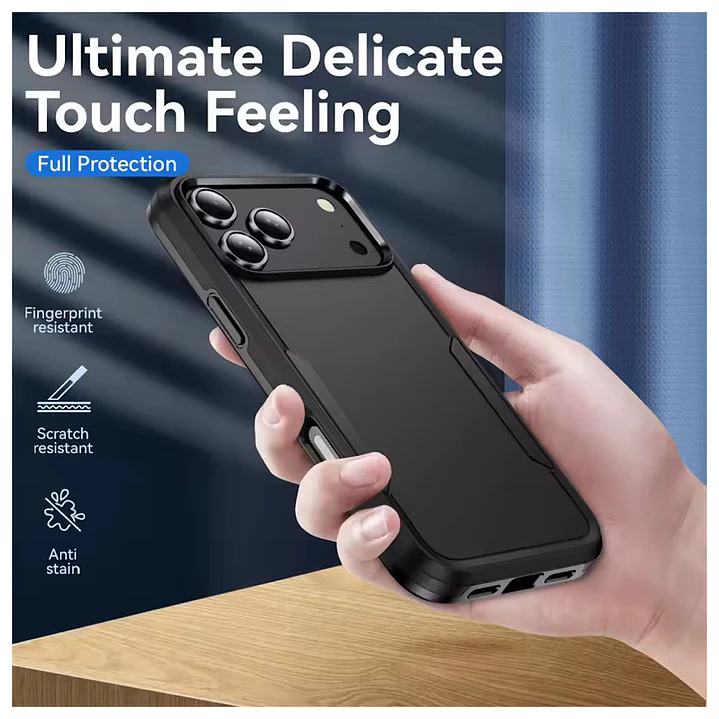 Carcasa Reforzada Doble Capa Para iPhone 17 Pro Max 2