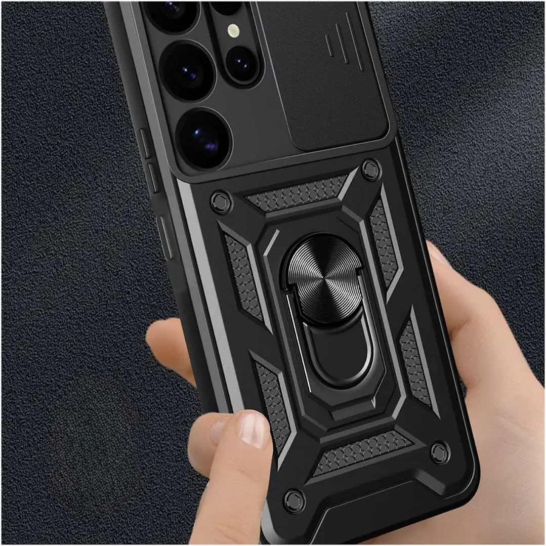 Carcasa Armor Con Anillo Para Samsung S26 Ultra 3