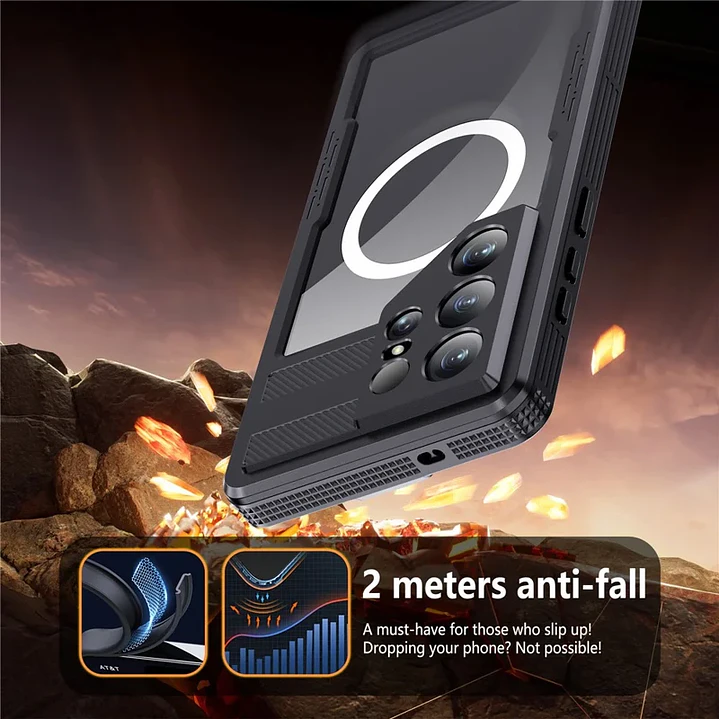 Carcasa Impermeable Con Magsafe Para Samsung S26 Ultra 6