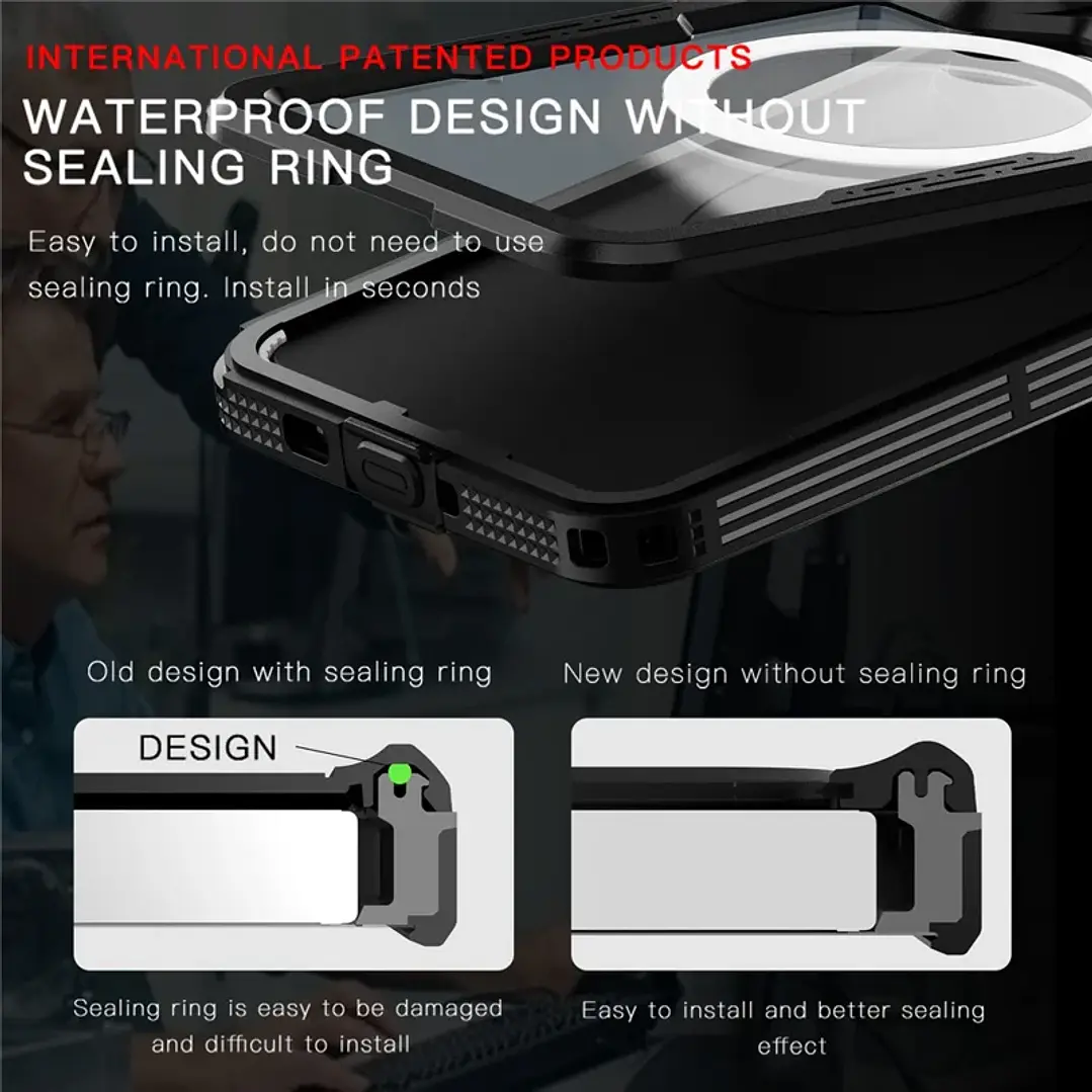 Carcasa Impermeable Con Magsafe Para Samsung S26  3