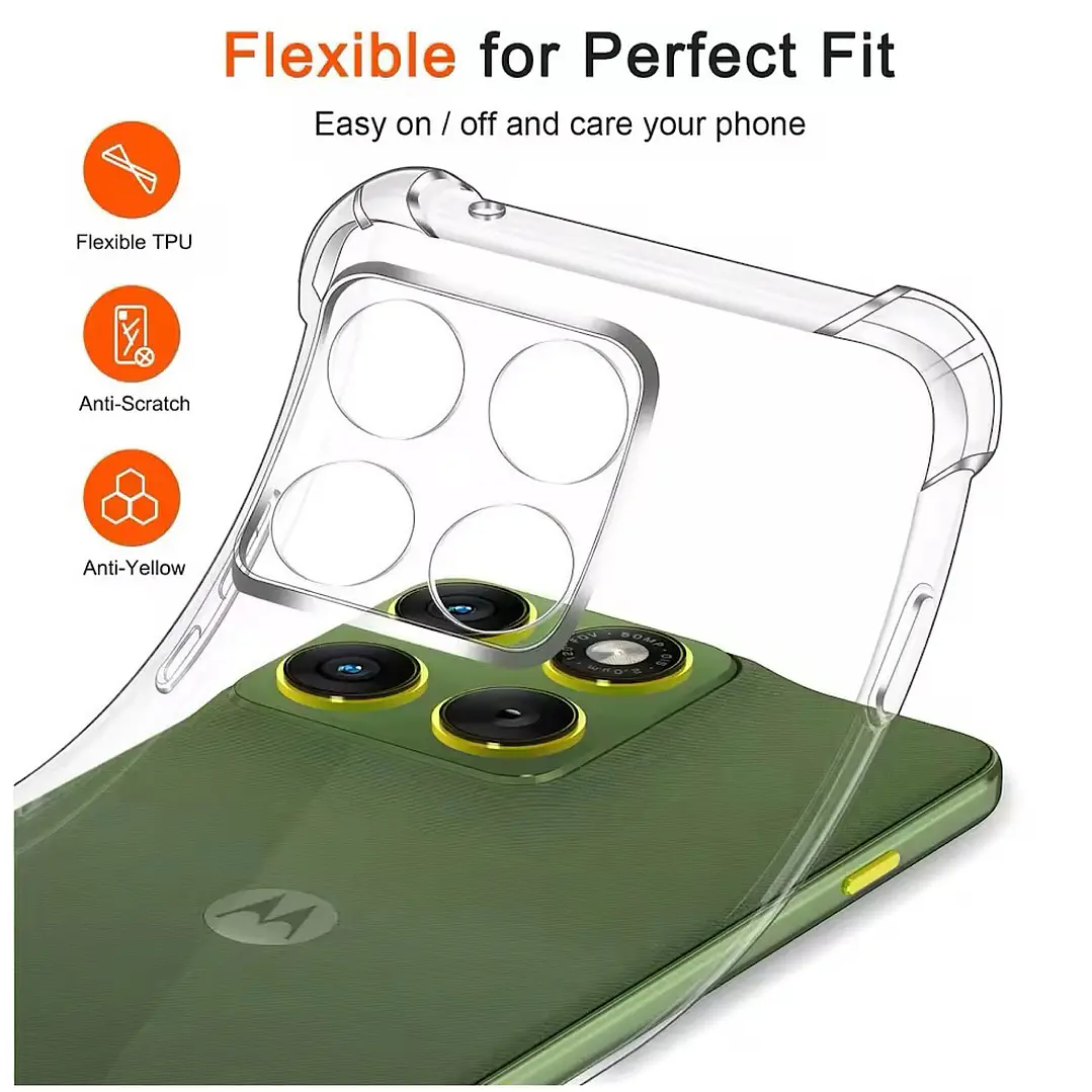 Carcasa Transparente Para Motorola Edge 70 Fusion 5G 4