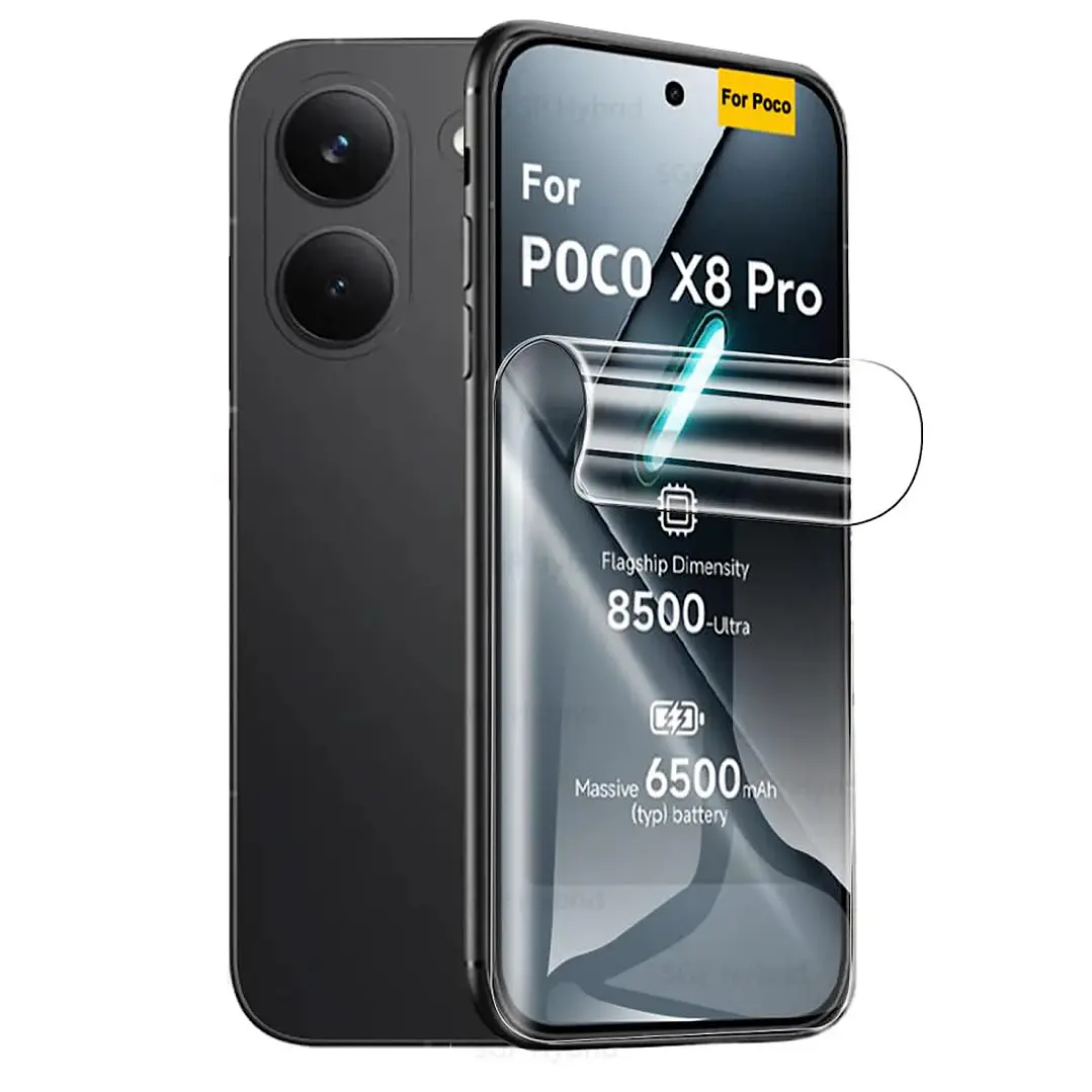 Lamina de Hidrogel Para Xiaomi Poxo X8 Pro 5G 1