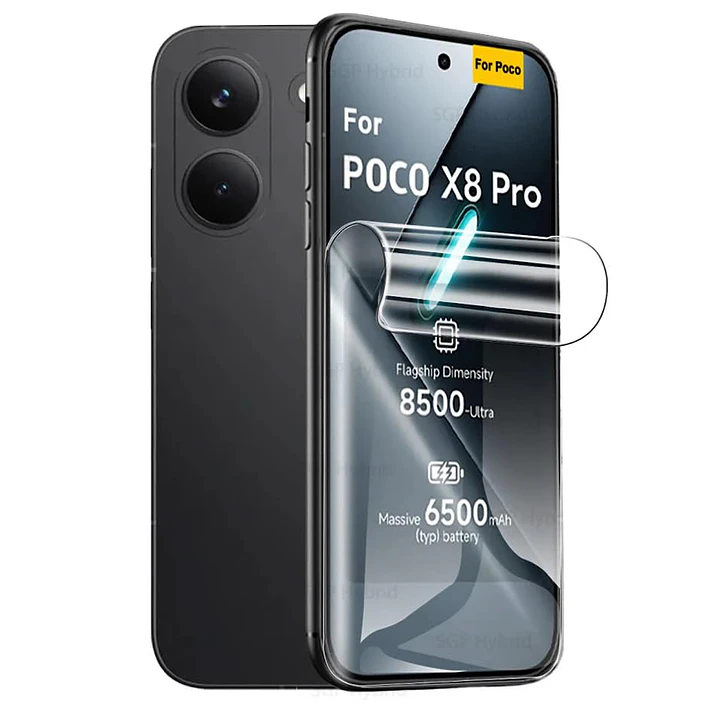 Lamina de Hidrogel Para Xiaomi Poxo X8 Pro 5G 1