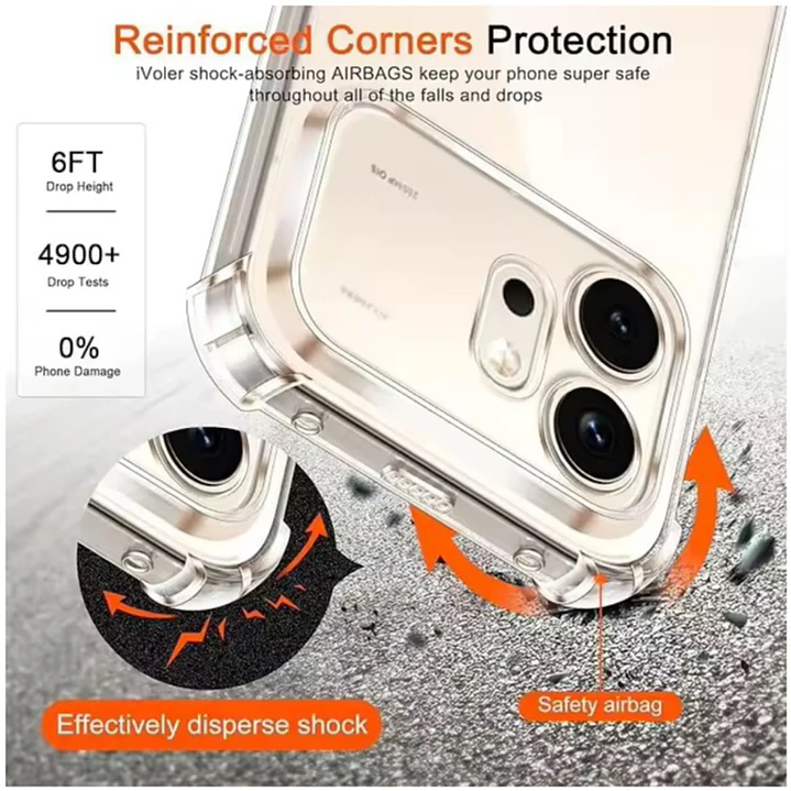 Carcasa Transparente Para Honor 600 5g 2