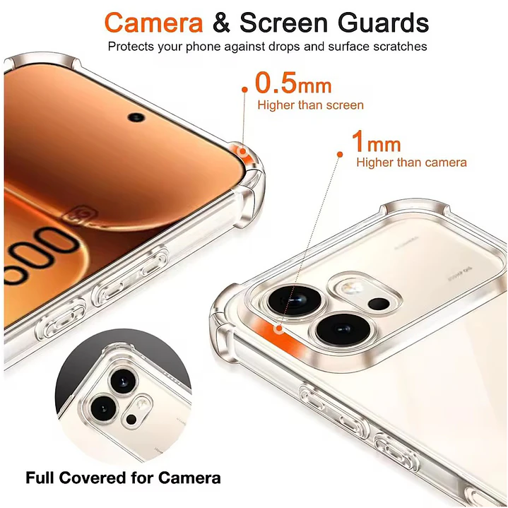 Carcasa Transparente Para Honor 600 5g 3