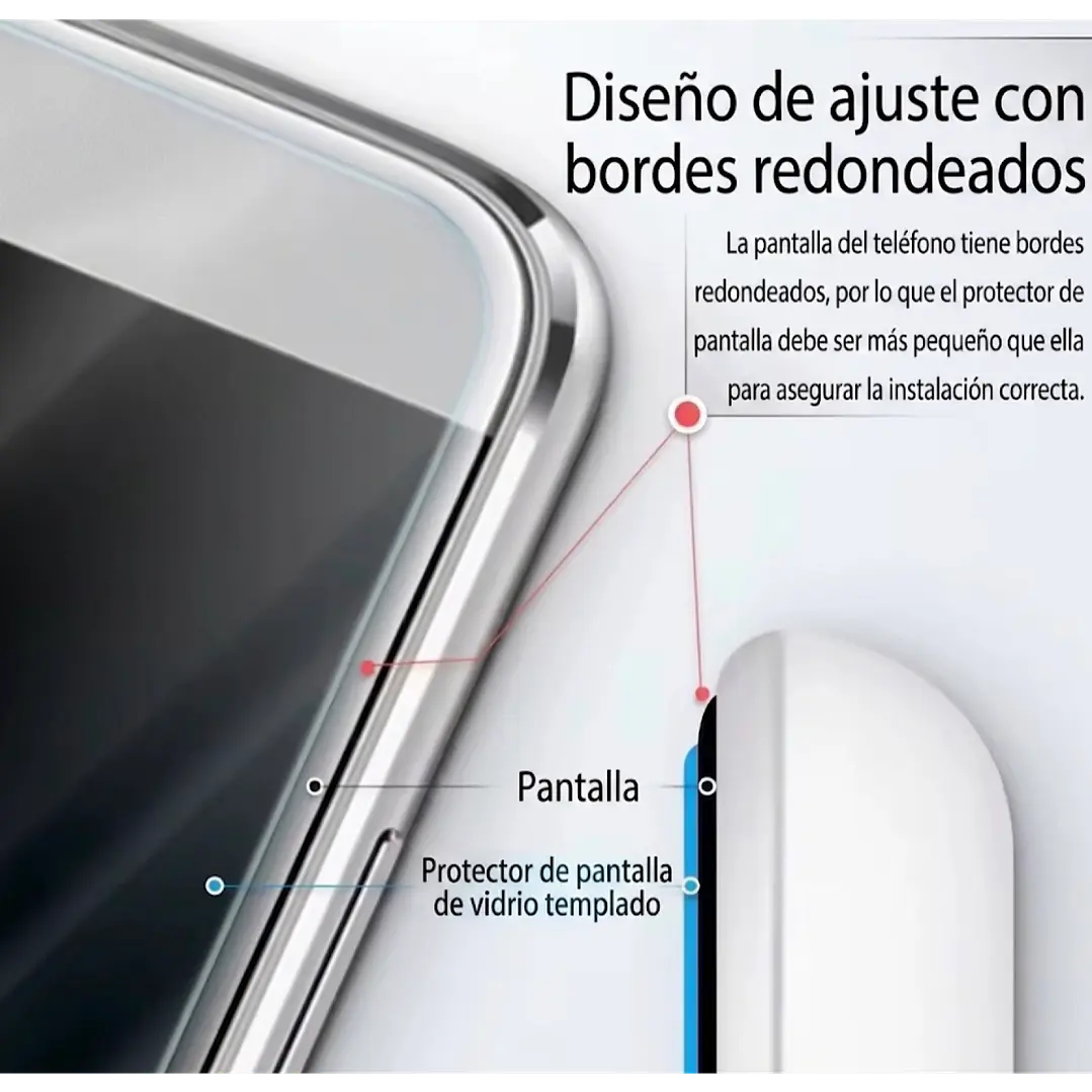 Lámina De Vidrio Para Xiaomi Note 15 Pro 5G - Sin Borde - 9h 4